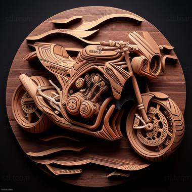 3D модель Kawasaki Z900RS (STL)